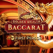 Official Live Dealer logo: Golden Wealth Baccarat by Evolution at Spinko24