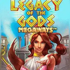 Legacy of Gods Megaways by Blueprint Gaming, showcased at spinko24.fyi – game logo