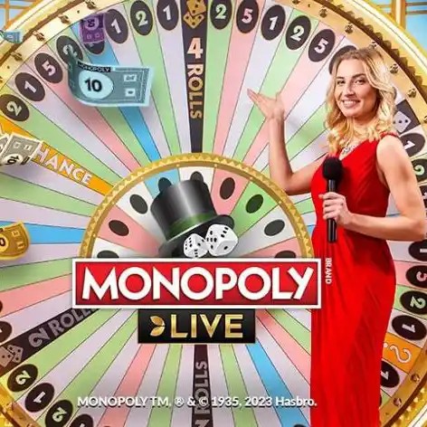 Play the Monopoly Live slot by Evolution on Spinko24