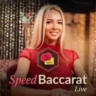 Speed Baccarat A logo by Evolution at Spinko24