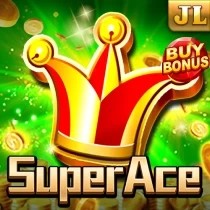 Super Ace slot logo by Jili Games at Spinko24
